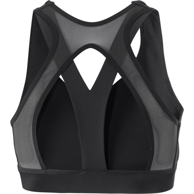 Black Salomon Cross Women's Run Bras | IE SX6987